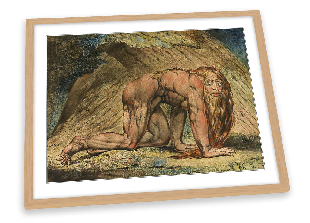William Blake Nebuchadnezzar Framed