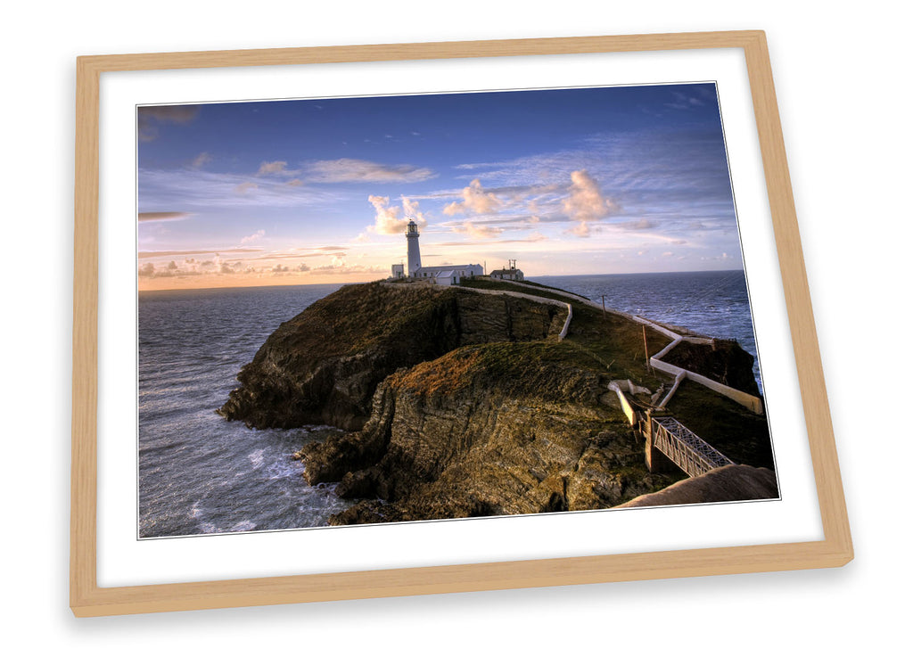 South Stack Lighthouse Wales Framed