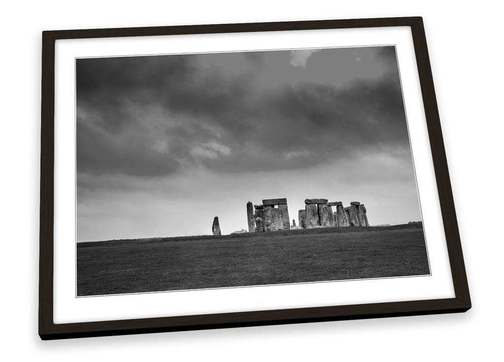 Stonehenge B&W Framed