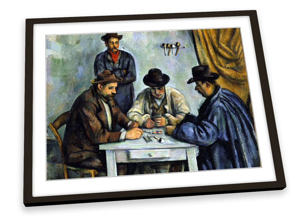 Paul Cezanne Card Players Framed
