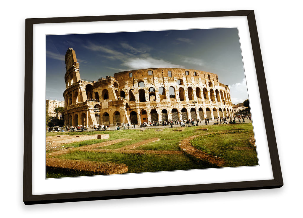 Rome Colosseum Italy Framed