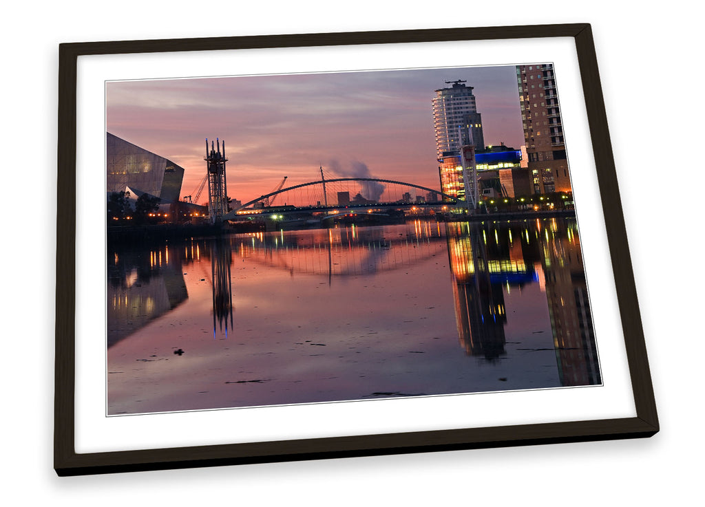 Salford Quays Manchester Framed