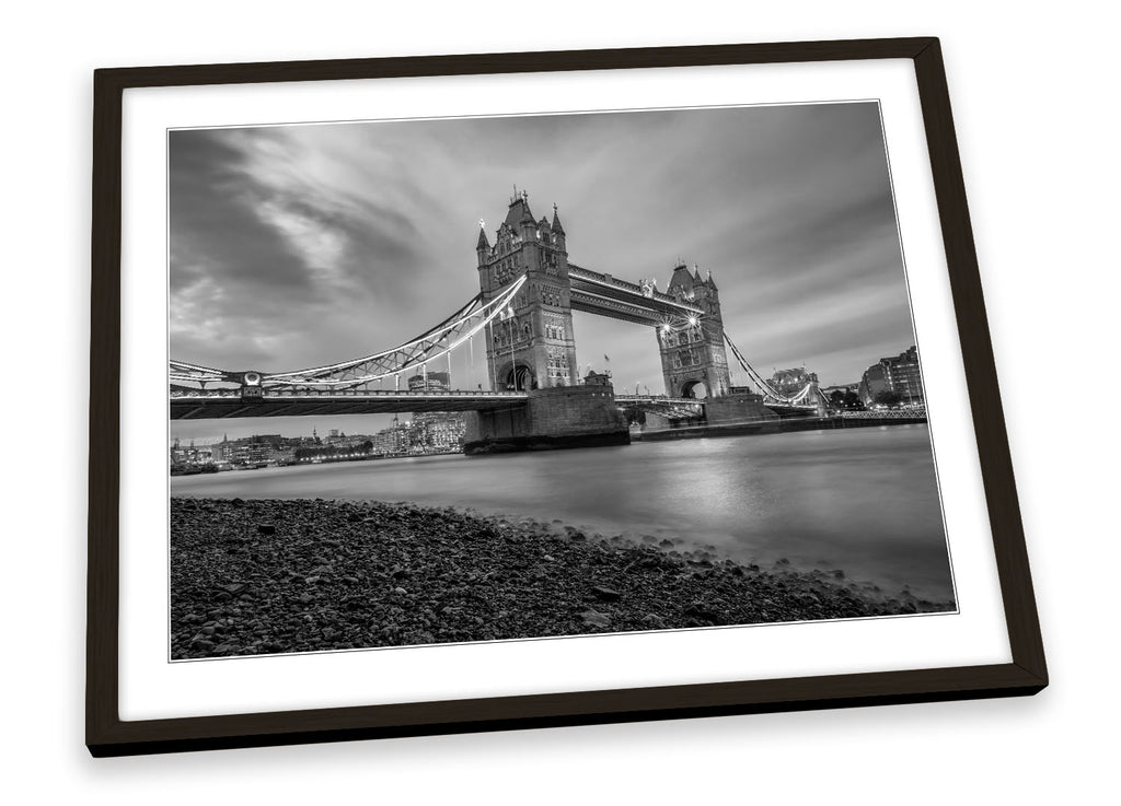 Tower Bridge London B&W Framed