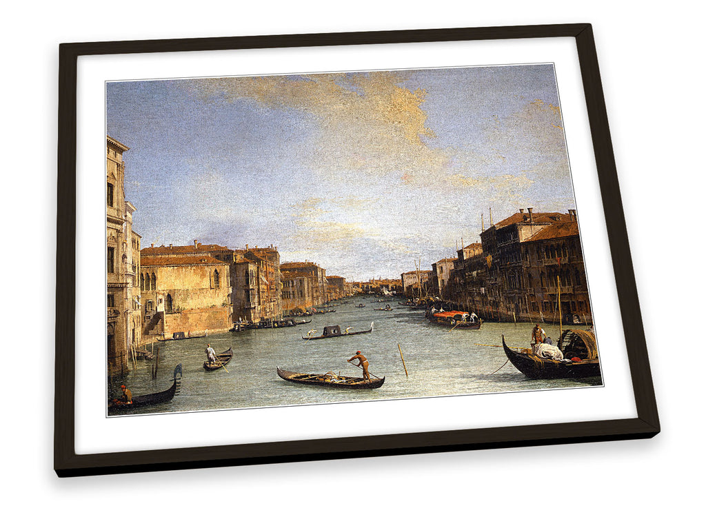 Canaletto Veduta del Canal Grande Framed