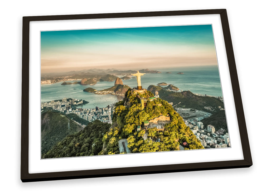 Rio de Janeiro Christ the Redeemer Framed