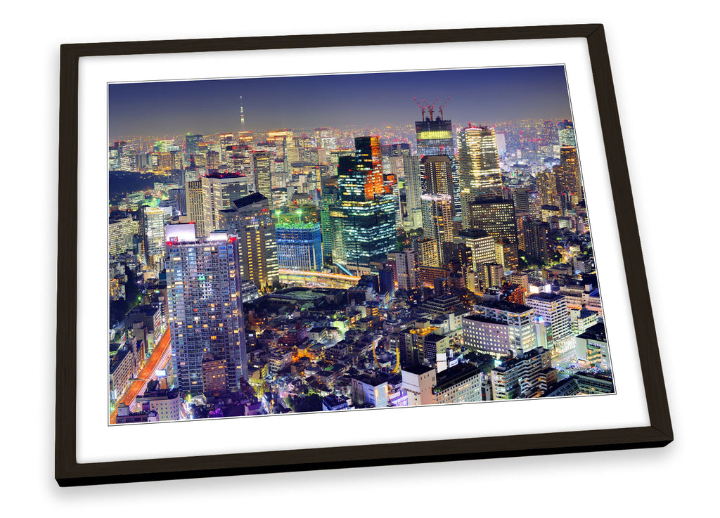 Tokyo Cityscape Japan Framed