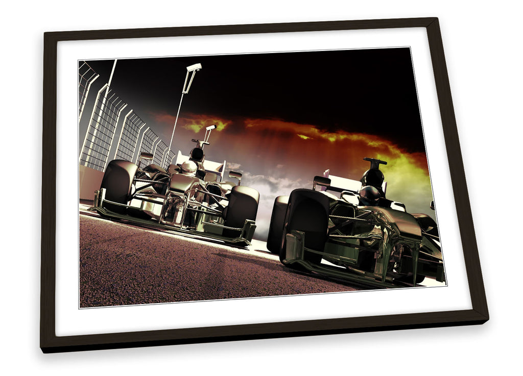 Formula One Race Cars F1 Framed