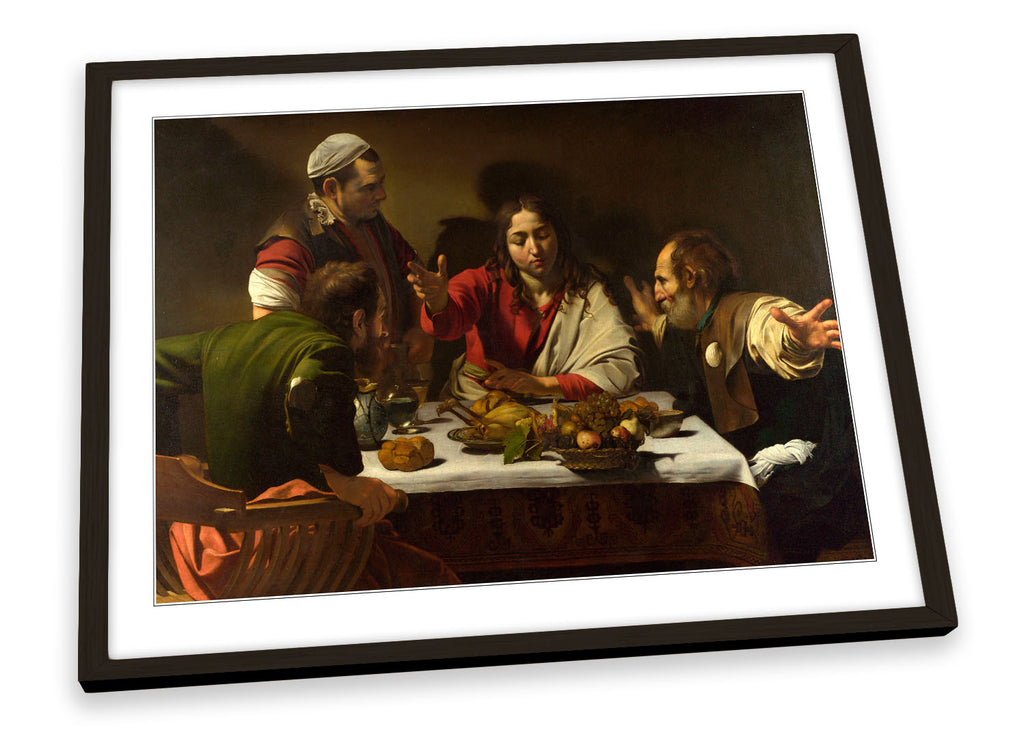 Caravaggio Supper at Emmaus Framed