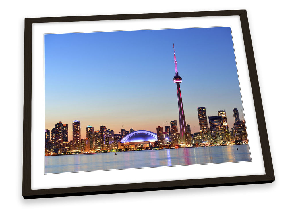 Toronto Canada Skyline City Framed