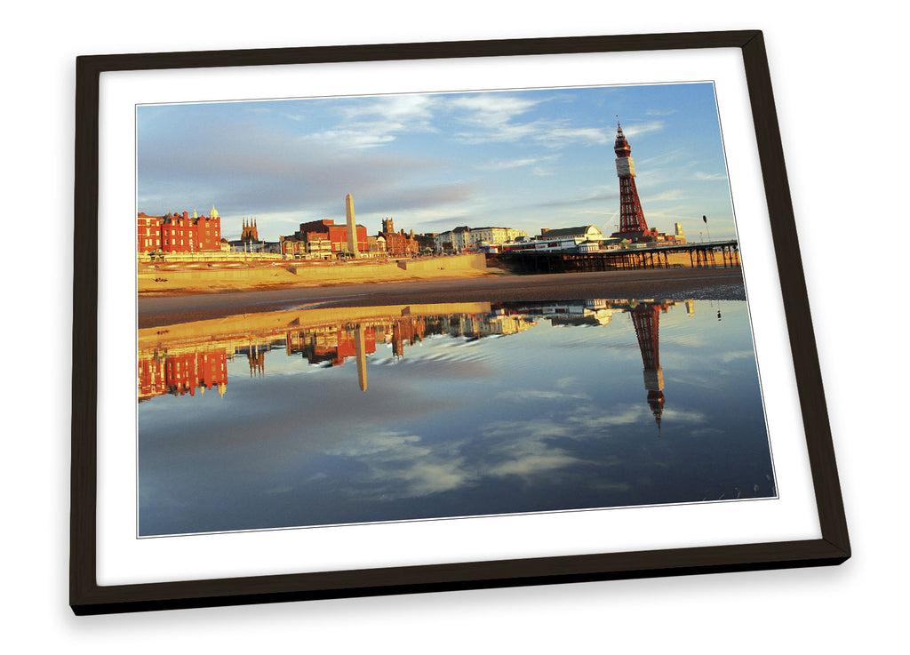 Blackpool Tower City Framed