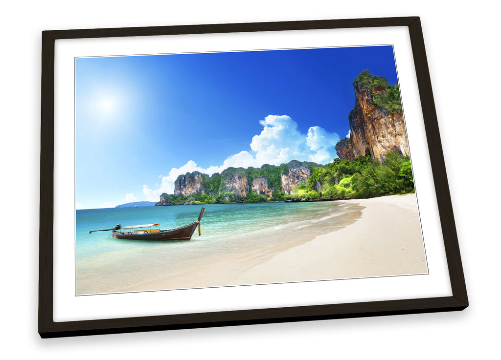 Sunset Beach Krabi Thailand Framed