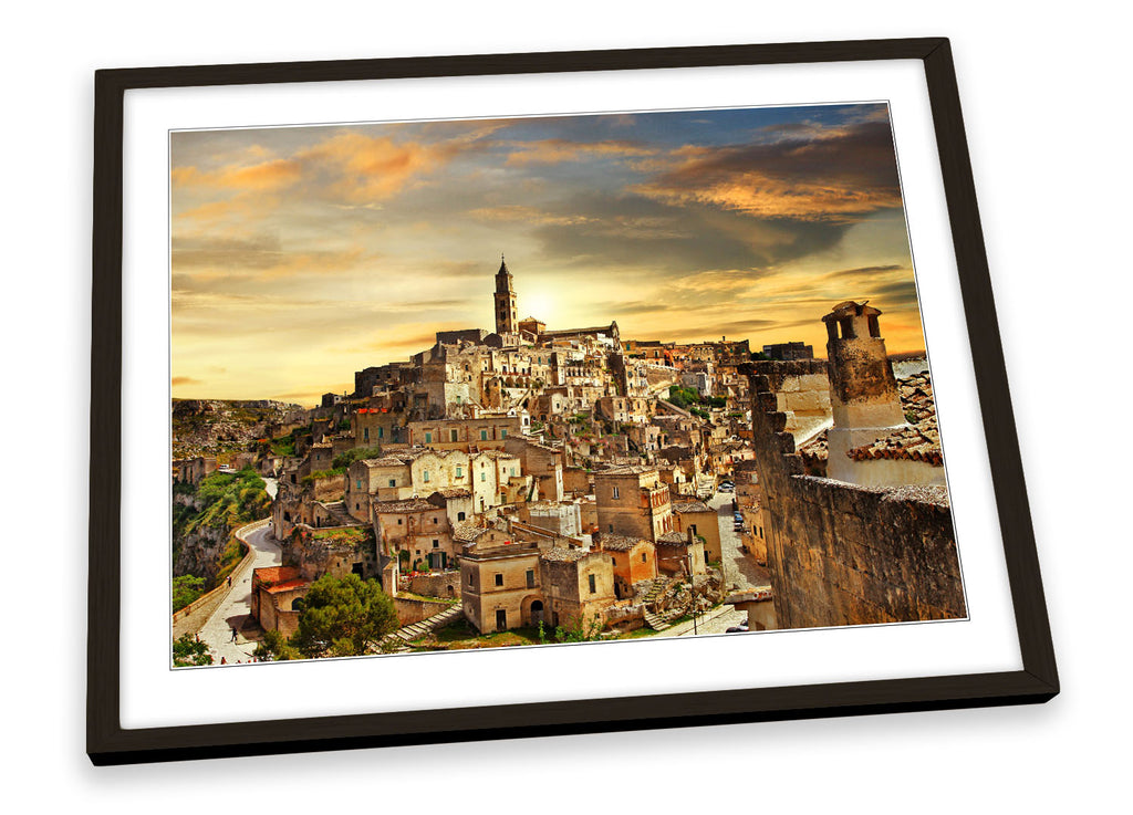 Matera Southern Italy Framed