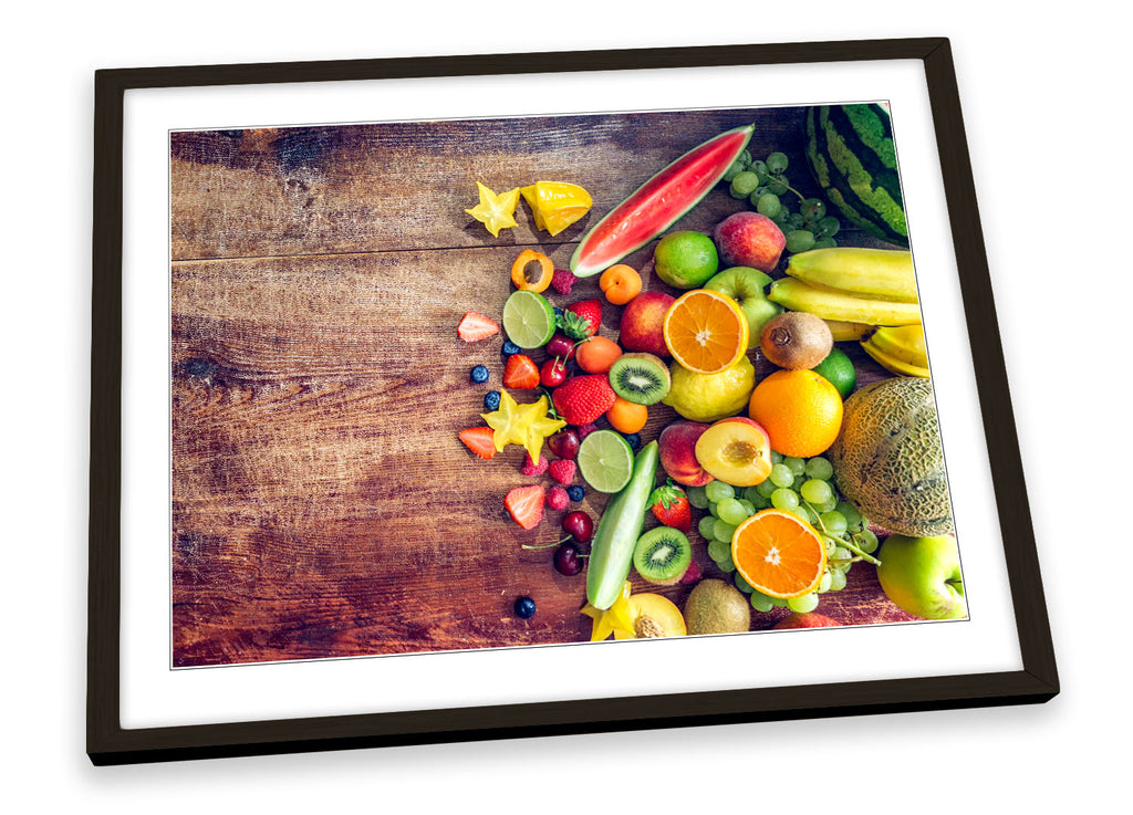 Fresh Fruit Kitchen Framed