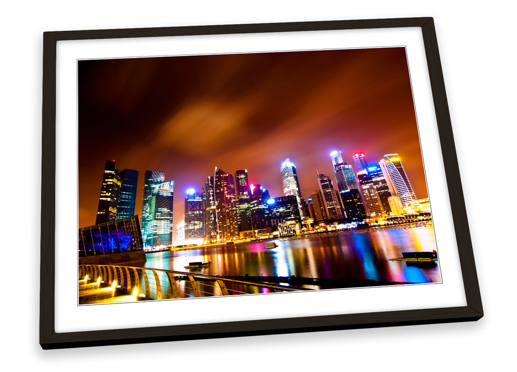 Marina Bay Singapore Framed
