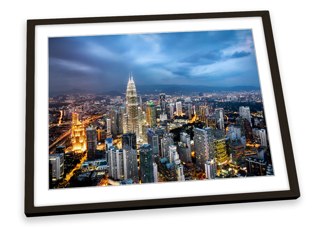 Kuala Lumpur Malaysia Framed