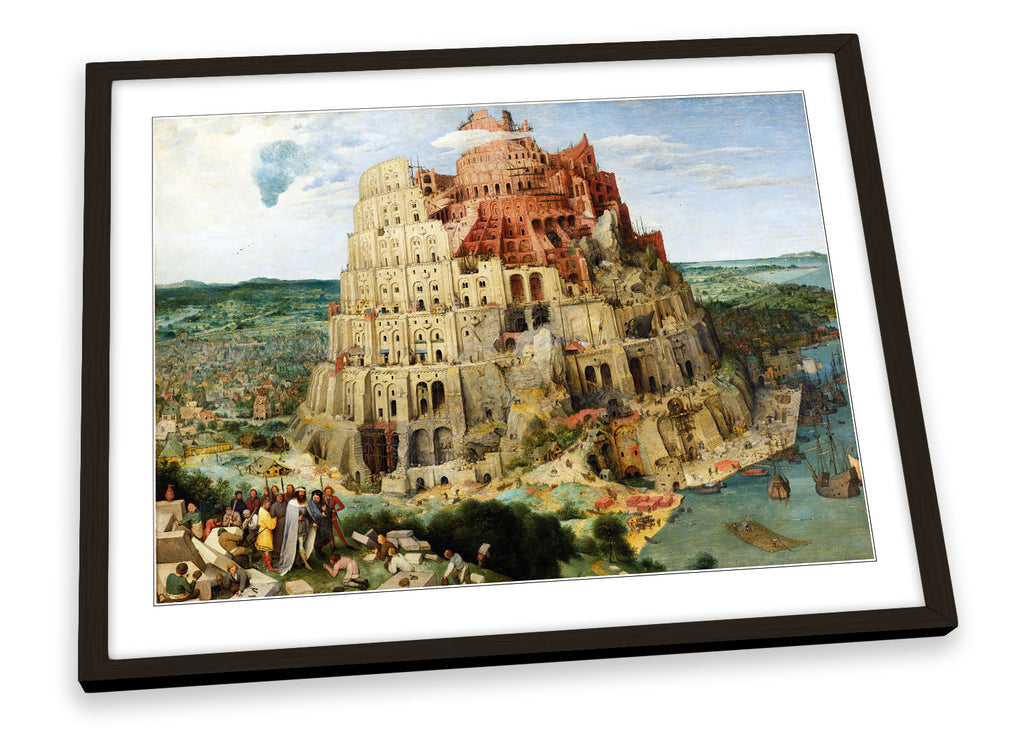 Pieter Bruegel Tower of Babel Framed