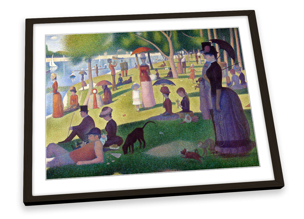 Georges Seurat A Sunday Afternoon Framed