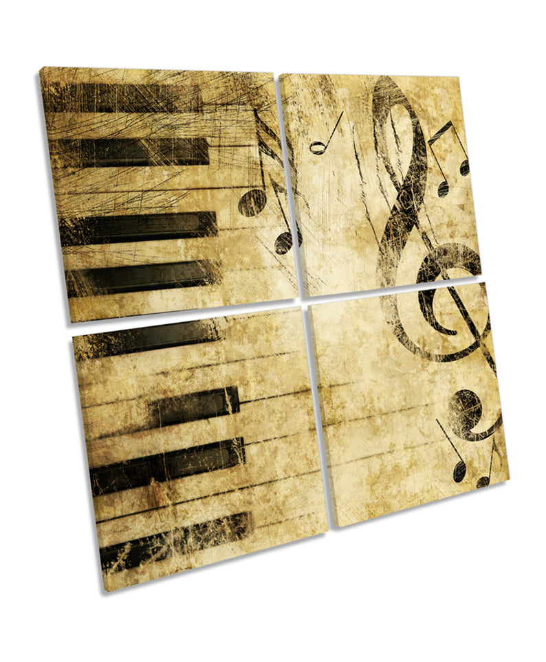 Music Note Sheet Piano Keys