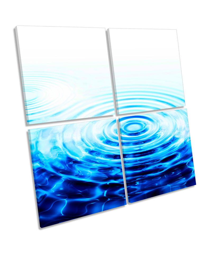 Abstract Water Ripple Blue