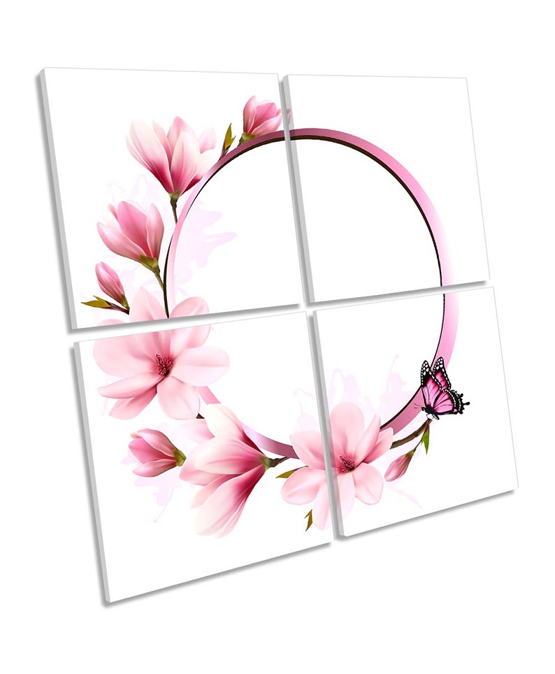 Pink Flowers Ring Magnolia