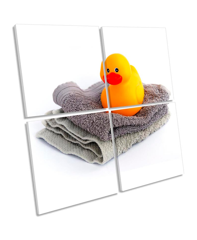 Rubber Duck Towel Bathroom Yellow