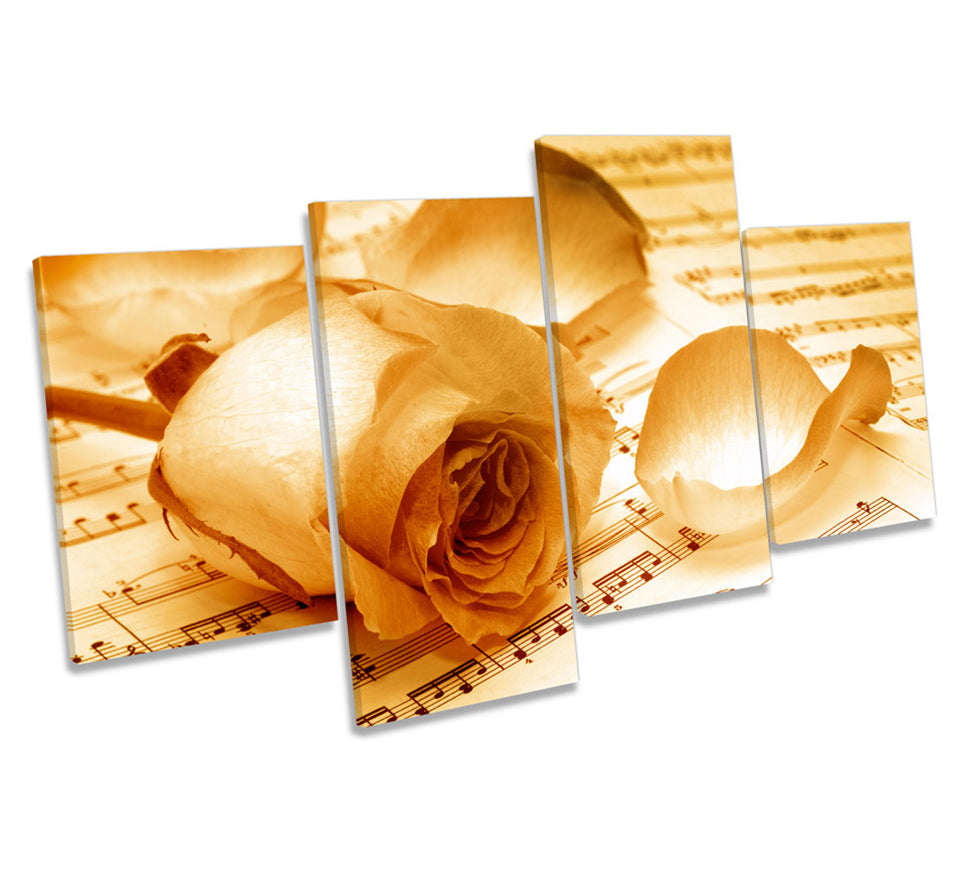 Rose Flower Music Sheet