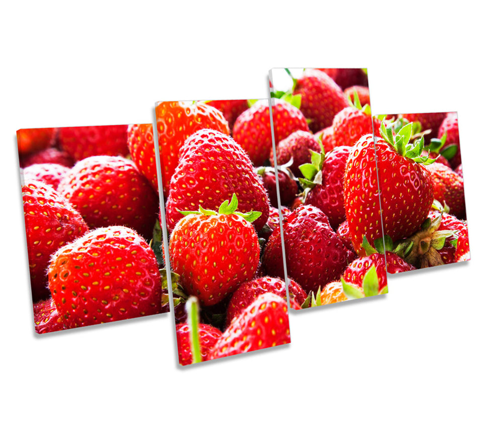 Red Strawberries Kitchen Fruit