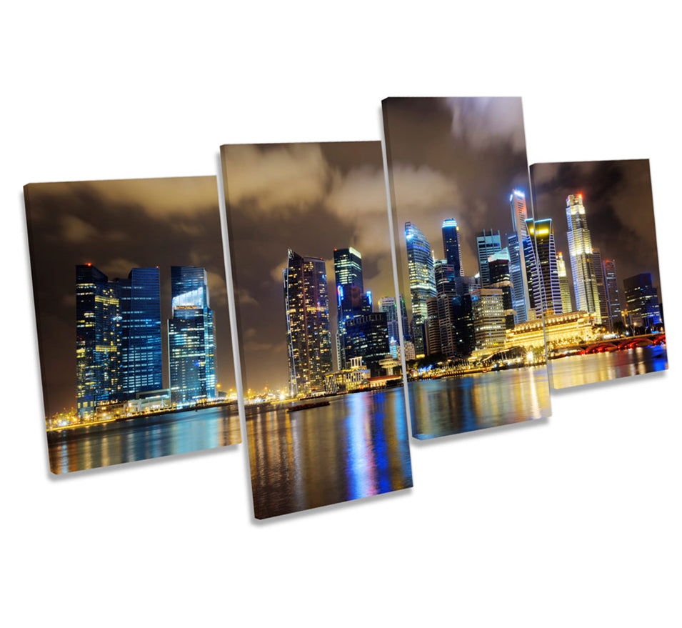 Singapore City Skyline Night