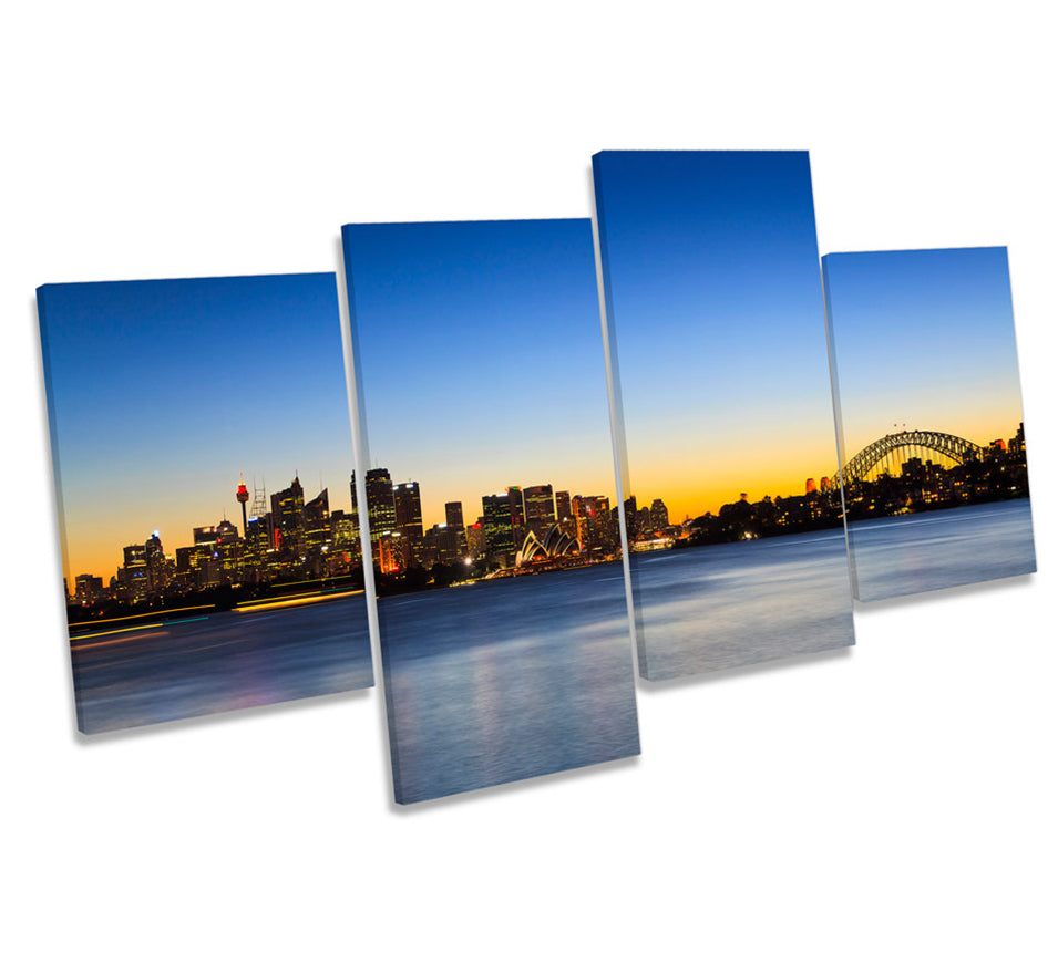 Sydney Skyline Australia City Sunset