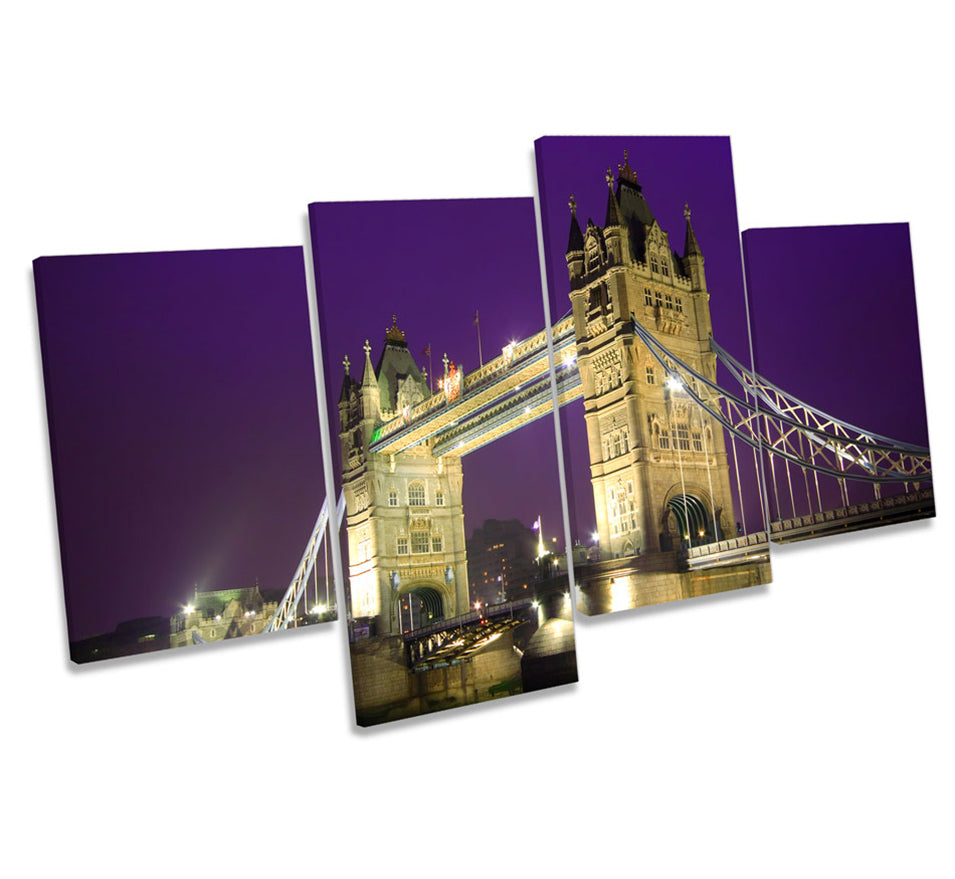 Tower Bridge London Purple
