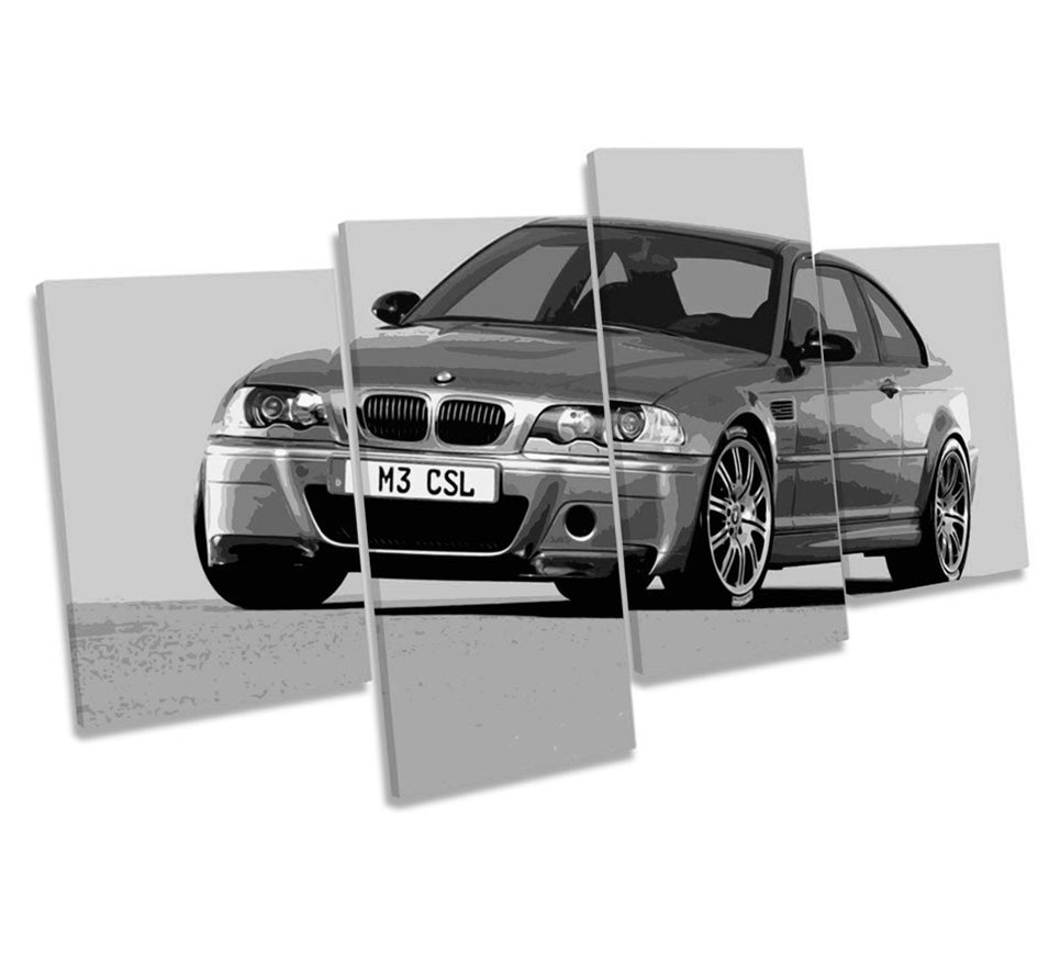 BMW M3 CSL Car B&W