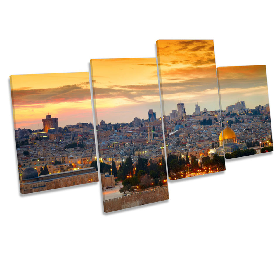 Jerusalem City Sunset