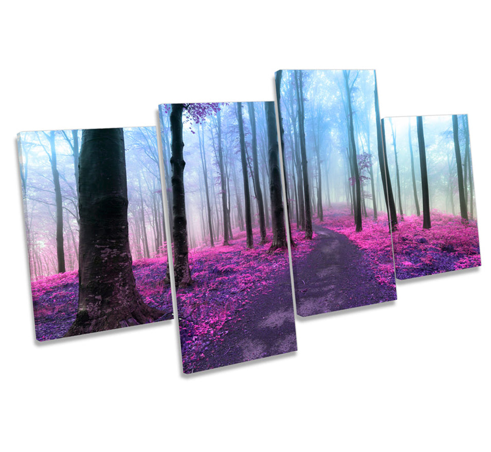 Purple Forest Misty
