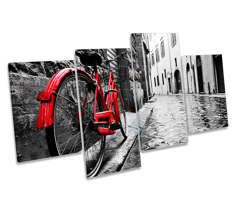 Red Retro Bicycle
