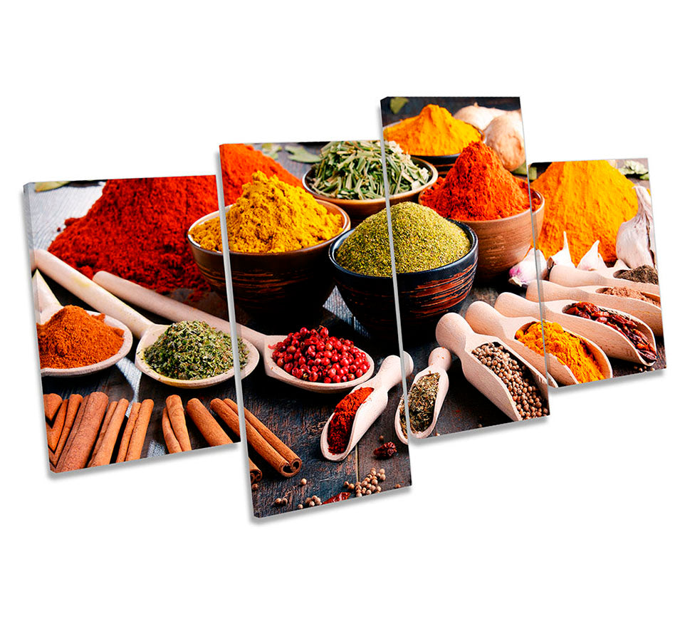 Spices and Herbs Kitchen Multi-Coloured