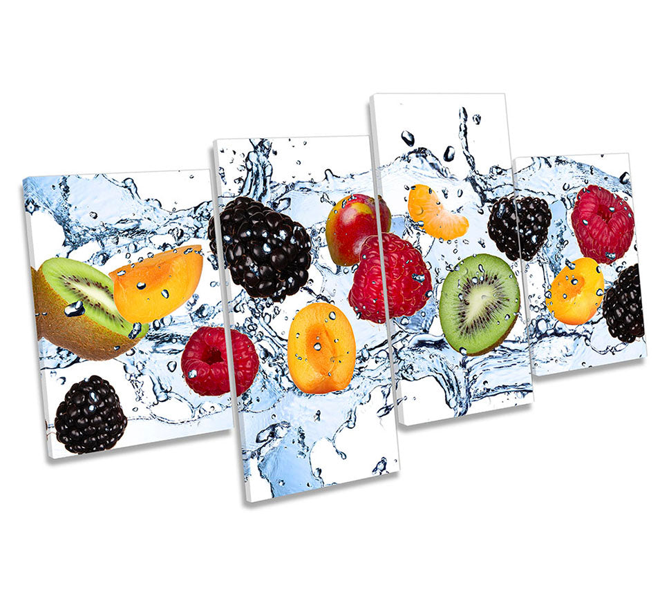 Fresh Fruit Splash Kitchen Multi-Coloured