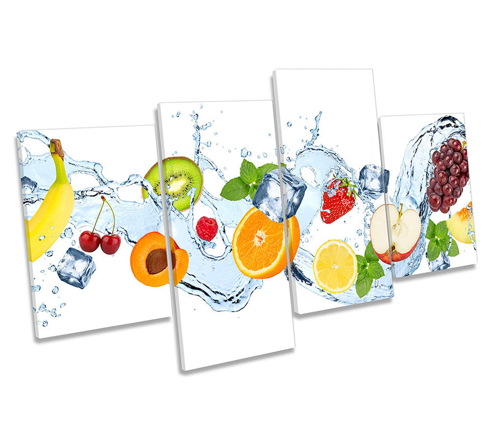 Fruit Ice Cube Splash Kitchen Multi-Coloured