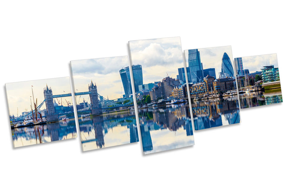 London City Skyline Reflection