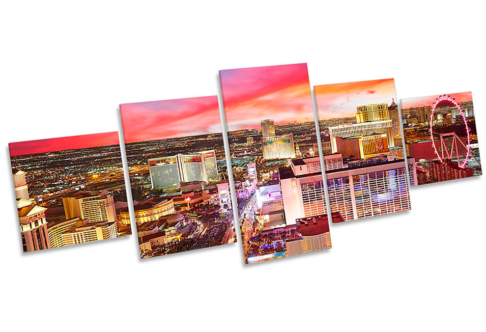 Las Vegas Strip Skyline Night