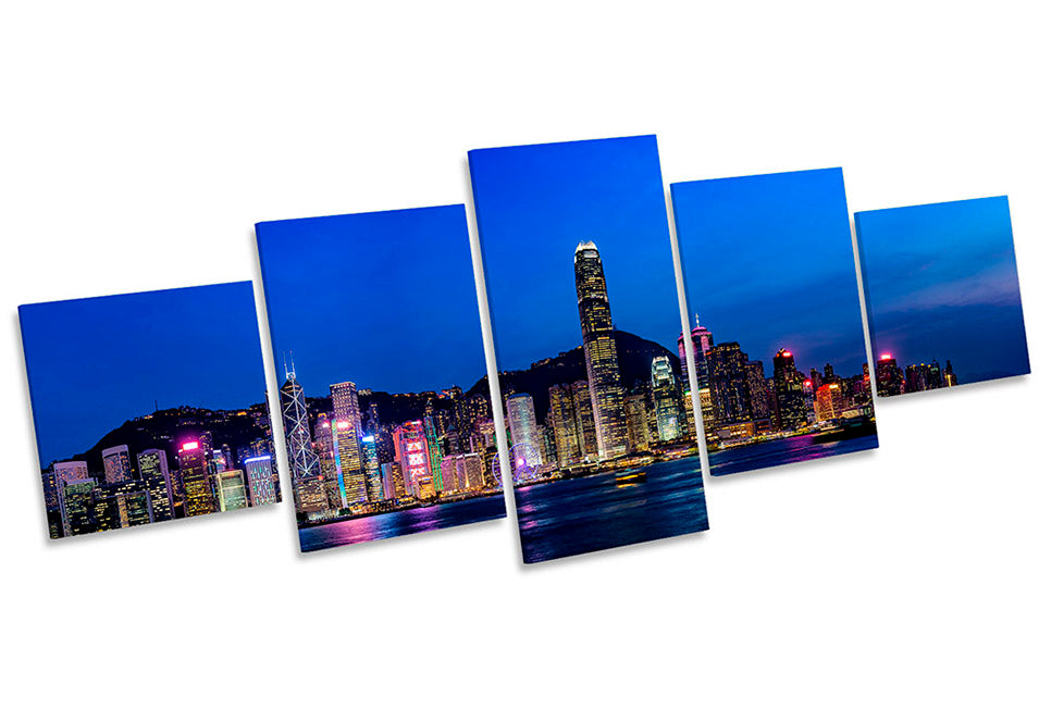 Hong Kong Harbour Blue City