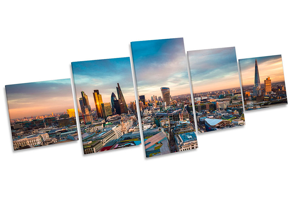 London Skyline City Multi-Coloured
