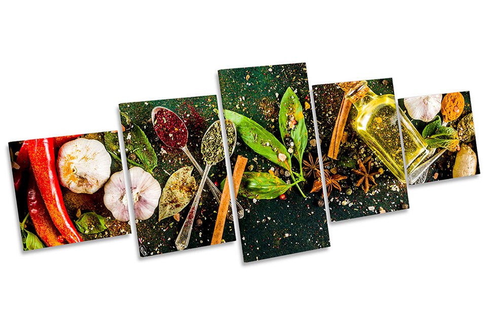 Herbs Spices Modern Kitchen Multi-Coloured