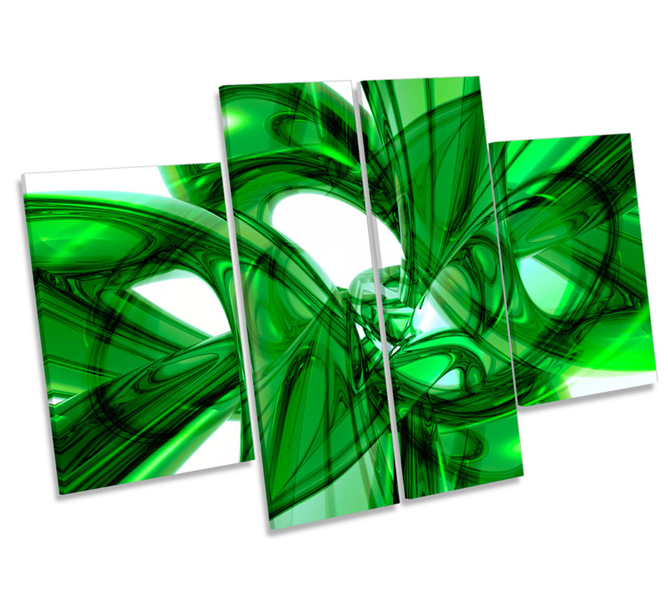 Abstract Green Glass