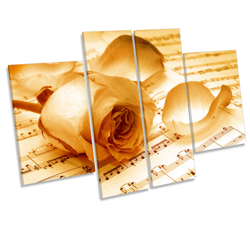 Rose Flower Music Sheet
