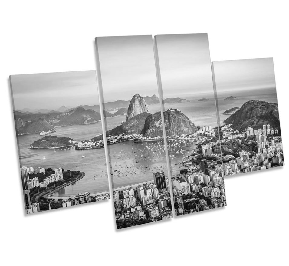 Rio de Janeiro City Brazil B&W