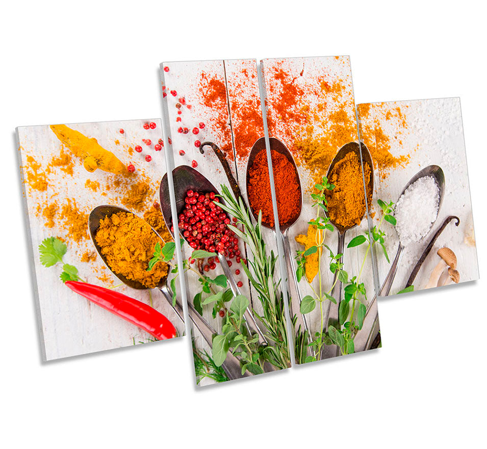 Kitchen Spoon Floral Spices