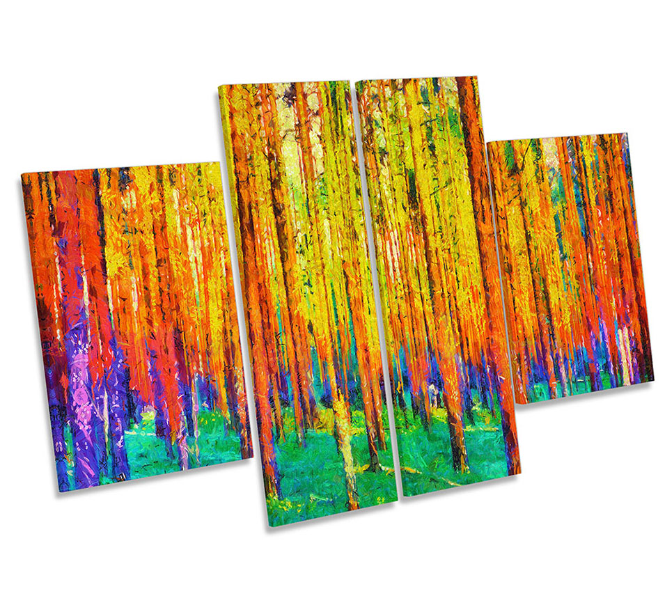 Abstract Forest Trees Repro