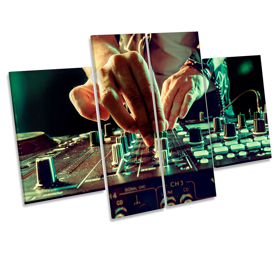 DJ Decks Mixer Turntable