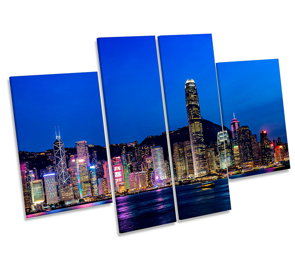 Hong Kong Harbour Blue City