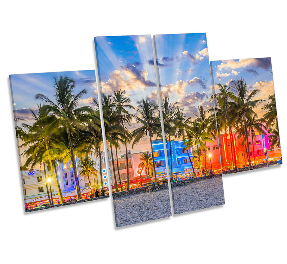 Miami Beach Florida Multi-Coloured